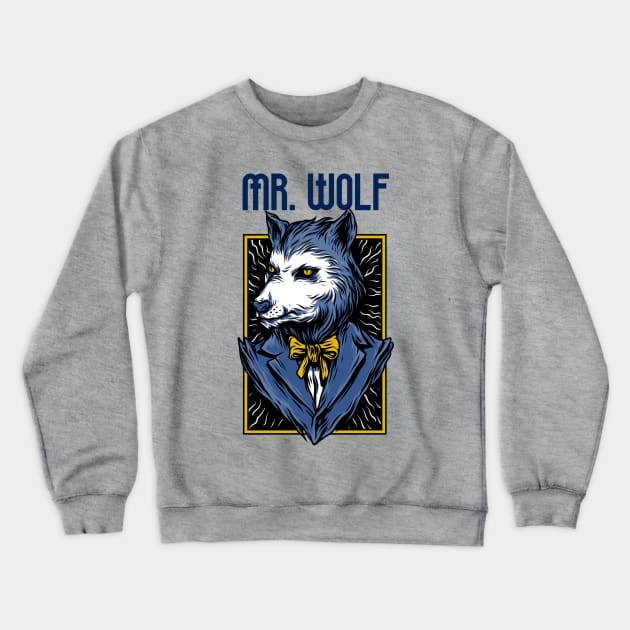 Wolf crewneck sweatshirt hotsell